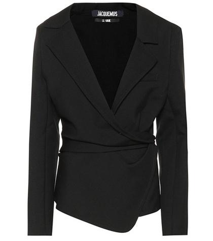 Jacquemus Saad Wool Wrap Jacket