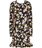 Valentino Floral Printed Cotton Dress
