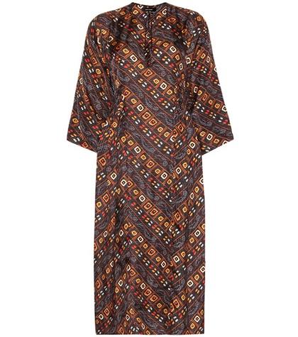 Isabel Marant Tizy Printed Silk Dress