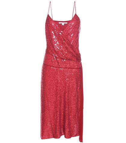 Diane Von Furstenberg Brenndah Sequinned Silk Dress