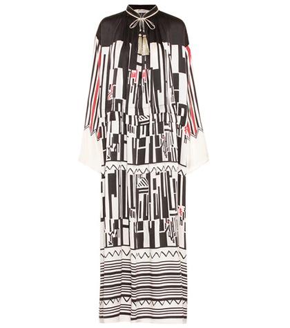 Etro Printed Silk Maxi Dress