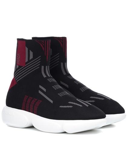 Acne Studios Knitted High-top Sneakers