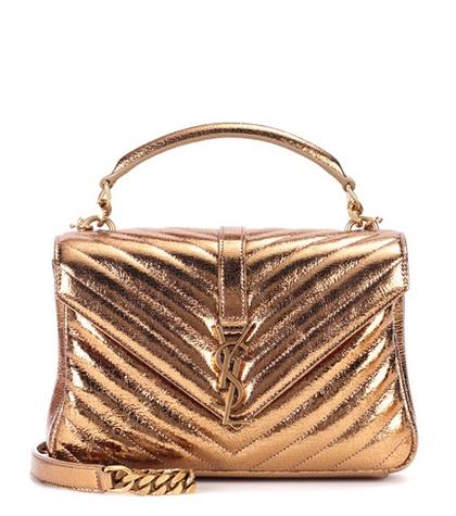 Rag & Bone Collège Monogram Leather Shoulder Bag