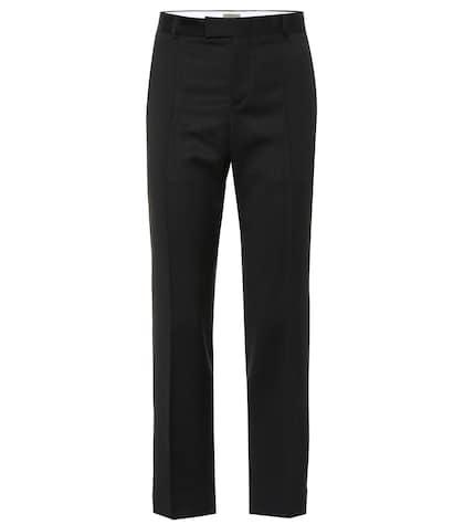 Bottega Veneta High-rise Straight Wool Pants