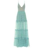Elie Saab Floral-printed Silk Maxi Dress