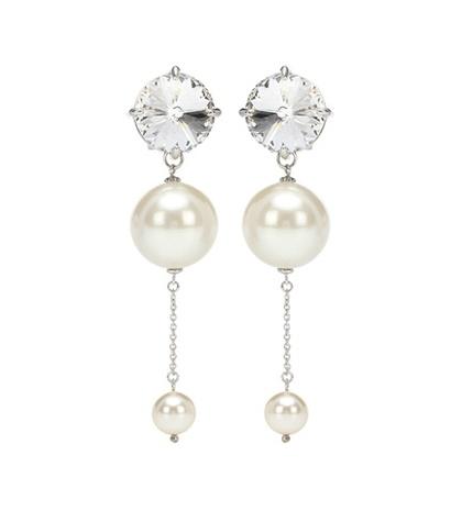 Miu Miu Crystal-embellished Drop Earrings