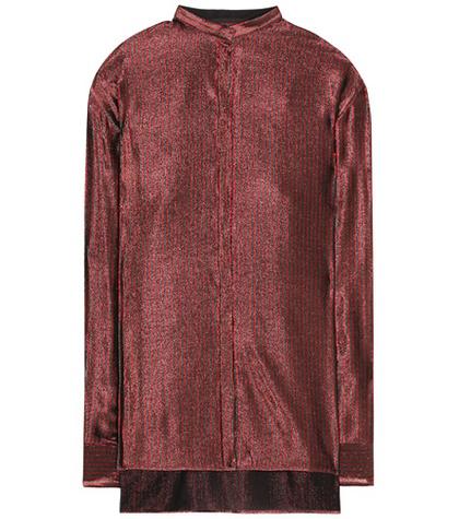Haider Ackermann Wool And Silk Striped Shirt