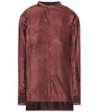 Haider Ackermann Wool And Silk Striped Shirt