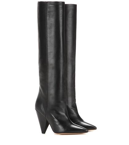 Isabel Marant Laith Leather Knee-high Boots