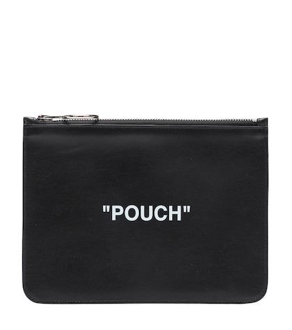 Heidi Klein Printed Leather Clutch