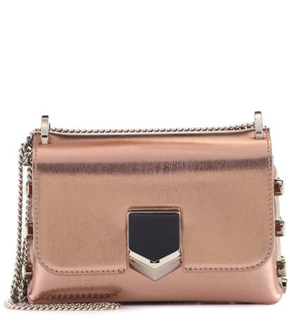 Jimmy Choo Lockett Mini Leather Shoulder Bag