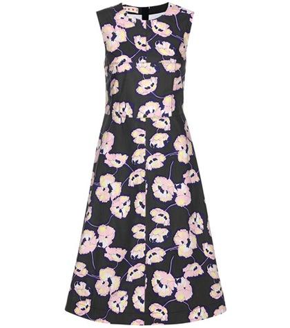 Marni Floral-printed Cotton Dress
