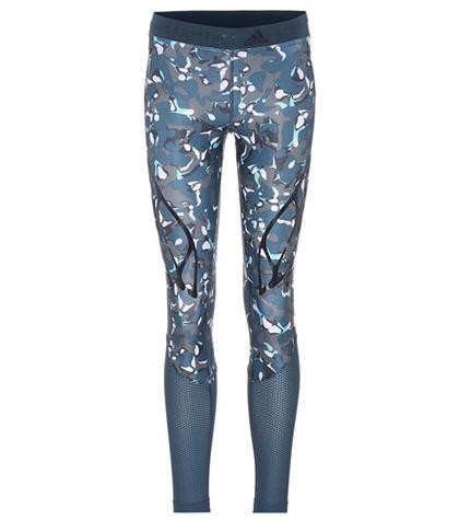 Adidas By Stella Mccartney Run Sprintweb Camouflage Leggings