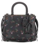 Coach Rogue Cherry-printed Leather Tote