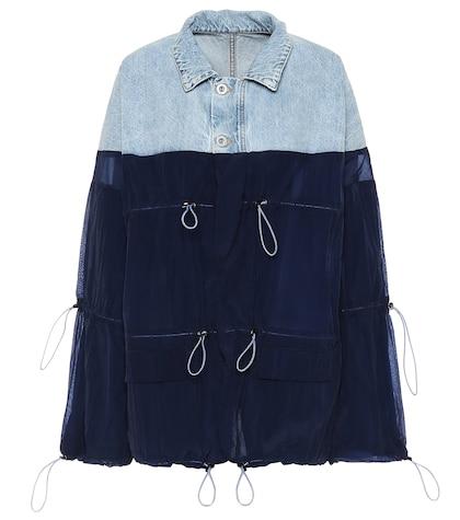 Unravel Denim And Nylon Jacket