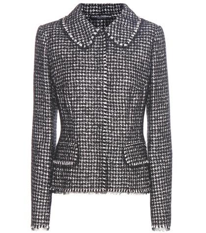 Dolce & Gabbana Virgin Wool, Silk, Alpaca And Mohair-blend Blazer