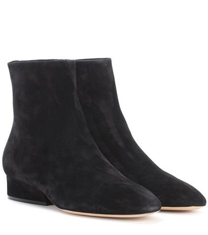Salvatore Ferragamo Pisa 30 Suede Ankle Boots