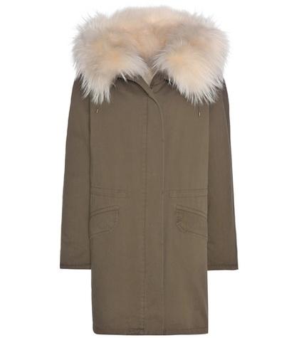 Army By Yves Salomon Fur-lined Cotton Parka