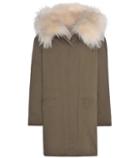 Army By Yves Salomon Fur-lined Cotton Parka