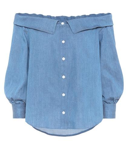 Jimmy Choo Britta Off-the-shoulder Top