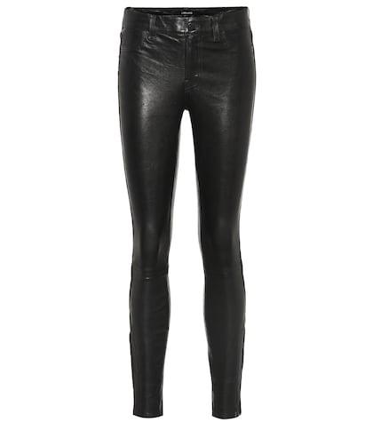 Stella Mccartney Kids Mid-rise Skinny Leather Pants