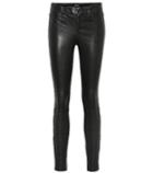 Stella Mccartney Kids Mid-rise Skinny Leather Pants