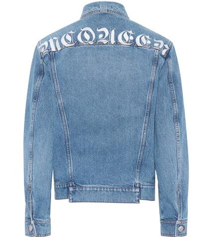 Alexander Mcqueen Embroidered Denim Jacket