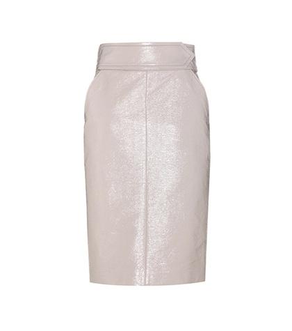 Dorothee Schumacher Glossy Seduction Coated Cotton Skirt