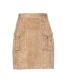 Balmain Suede Miniskirt