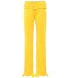 Prada Belted Technical Jersey Trousers