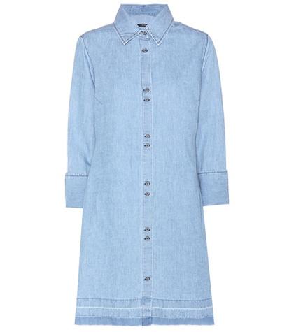 J Brand Bacall Cotton And Linen Shirt Dress