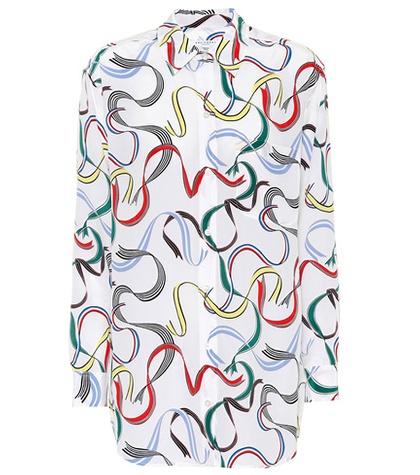 Loewe Daddy Printed Silk Shirt