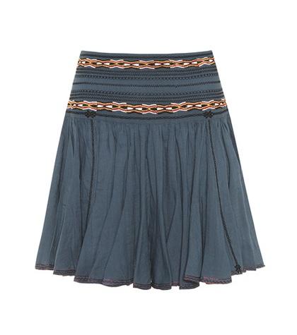 Isabel Marant, Toile Breeda Embroidered Cotton Skirt