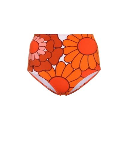 Dodo Bar Or Floral High-rise Bikini Bottoms