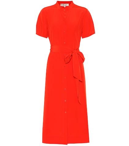 Diane Von Furstenberg Addilyn Silk Crêpe De Chine Dress