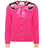 Gucci Embellished Cashmere And Silk Cardigan