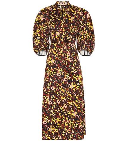Max Mara Printed Cotton Dress