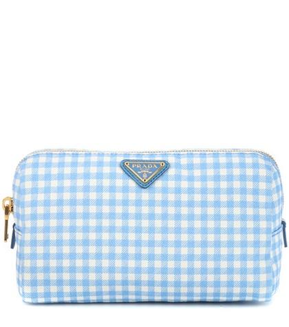 Prada Gingham Pouch