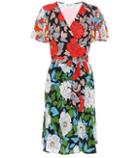 Diane Von Furstenberg Floral-printed Silk Wrap Dress
