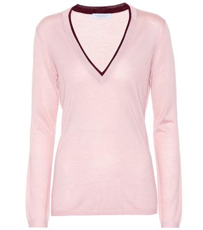 Gabriela Hearst Lorenco Cashmere And Silk Sweater