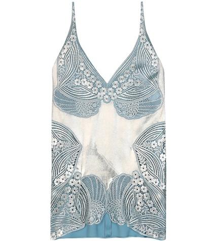 Stella Mccartney Allison Lace-panelled Top