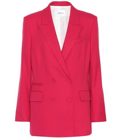 Adidas By Stella Mccartney Wool Double-breasted Blazer