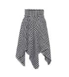 Valentino Houndstooth Wool-blend Skirt