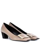 Unravel Décolleté Belle Vivier Leather Pumps