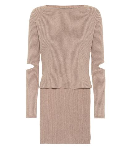 Live The Process Cut-out Cashmere-blend Sweater