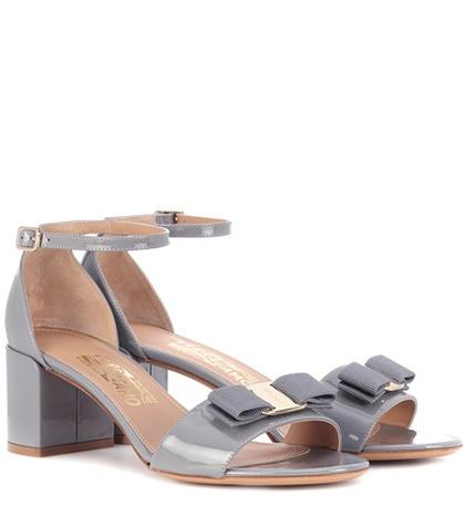 Balenciaga Gavina Patent Leather Sandals