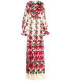 Gucci Floral-printed Silk Twill Dress