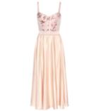 Stella Mccartney Jacquard And Satin Dress