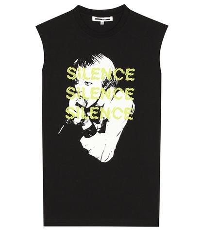 Valentino Triple Silence Cotton Printed T-shirt