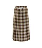 Miu Miu Checked Wool Skirt